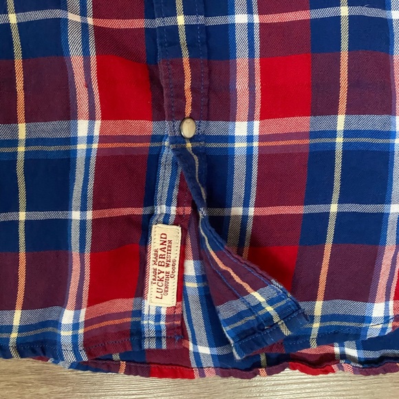 Lucky brand MENS pearl snap button down - Picture 4 of 6